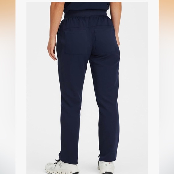 Fabletics Navy Straight Leg Scrub Pants - Picture 5 of 6
